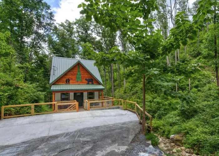 Bearly Hidden: Peaceful Creekside Escape With Hot Tub