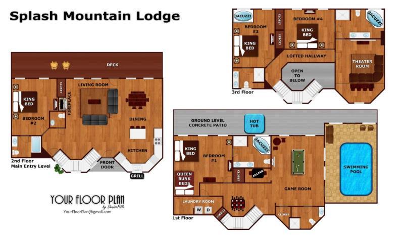 A View To Remember Indoor Pool Hot Tub Game Theater View Attraction Tickets Holiday home
